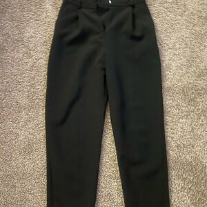 Topshop Black Tailored Pants